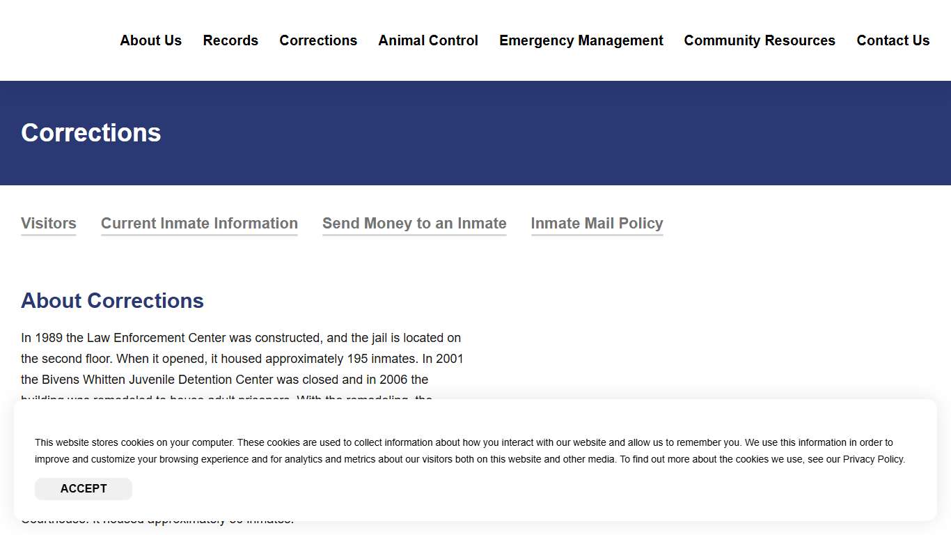 Corrections Macon County Sheriff